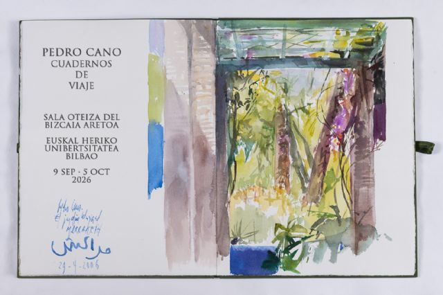 Los «CUADERNOS DE VIAJE» de Pedro Cano en la Euskal Herriko Unibertsitatea de Bilbao