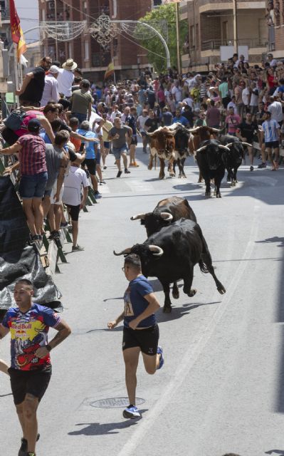 Blanca celebra su tercer encierro, el primero por la Gran Vía de 2025