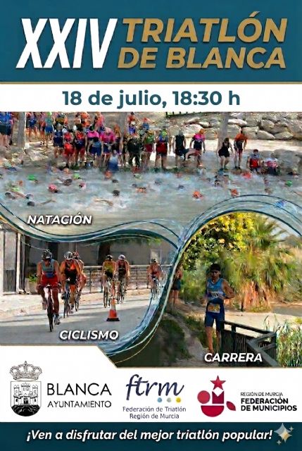 El Ayuntamiento de Blanca presenta el XXIV Triatlón ´Villa de Blanca´