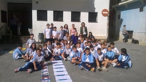 Los escolares de Blanca celebran el Día de la Escritura junto al escritor Gonzalo Moure