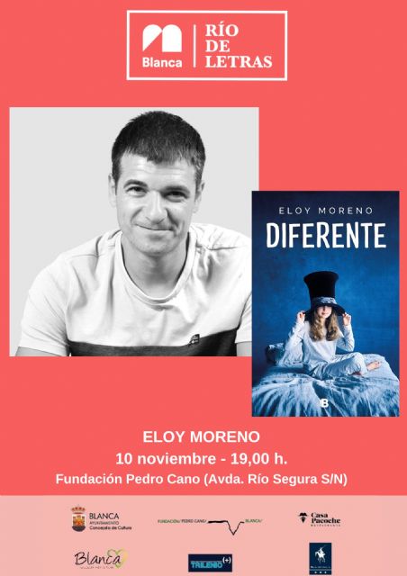 El escritor Eloy Moreno presenta en 'Río de Letras' 'Diferente', su novela más personal y emotiva